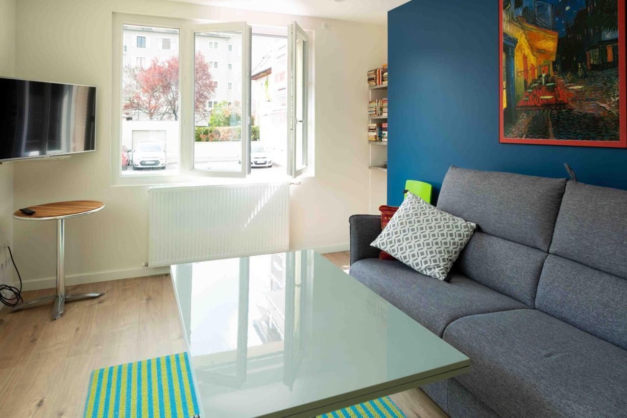55 M²/ Chez Lorette/ 250M Lake/ Private Parking Annecy Luaran gambar